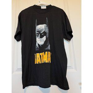 DC Comics Michael Keaton 80s Batman Graphic T-Shirt Black XL Speed Limit 70 SS